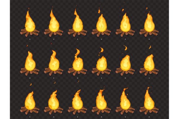 Capturing Warmth: The Power of Burning Bonfire Animation