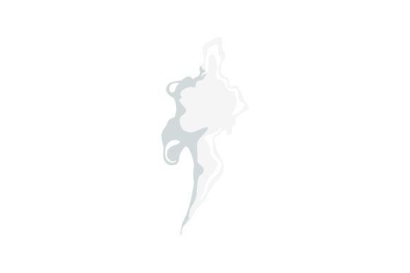 Cartoon Smoke or Steam Cloud Shape. Comi: Dynamic Typography