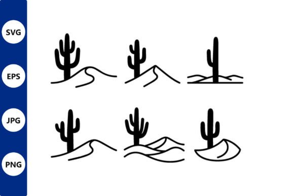 Desert Cactus Line Art: Elevate Your Design Projects