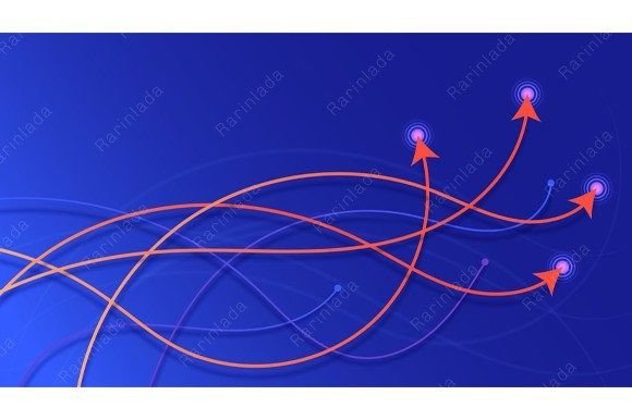Dynamic Visuals: Understanding Arrow Wave Lines Technology Backgrounds
