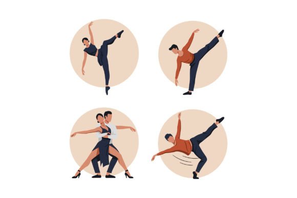 Male and Female Dancers Performing Dynam: Capturing Motion in Design